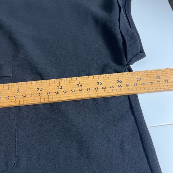 Point Zero Relaxed Fit Short Sleeve Blouse - Career/Casual - Black - Picture 6 of 7